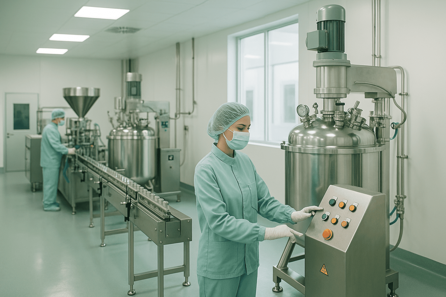 OEM skincare hydrogel mask factory image - Qinyao Biotech
