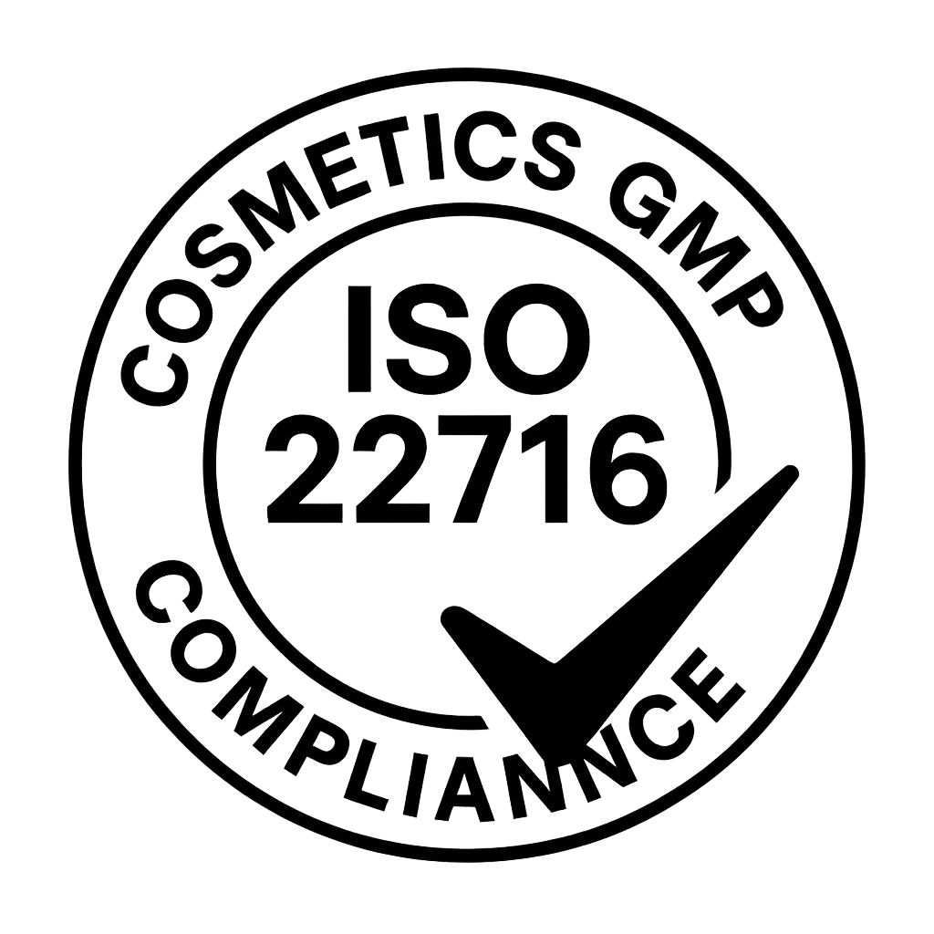 ISO 22716 compliant skincare production