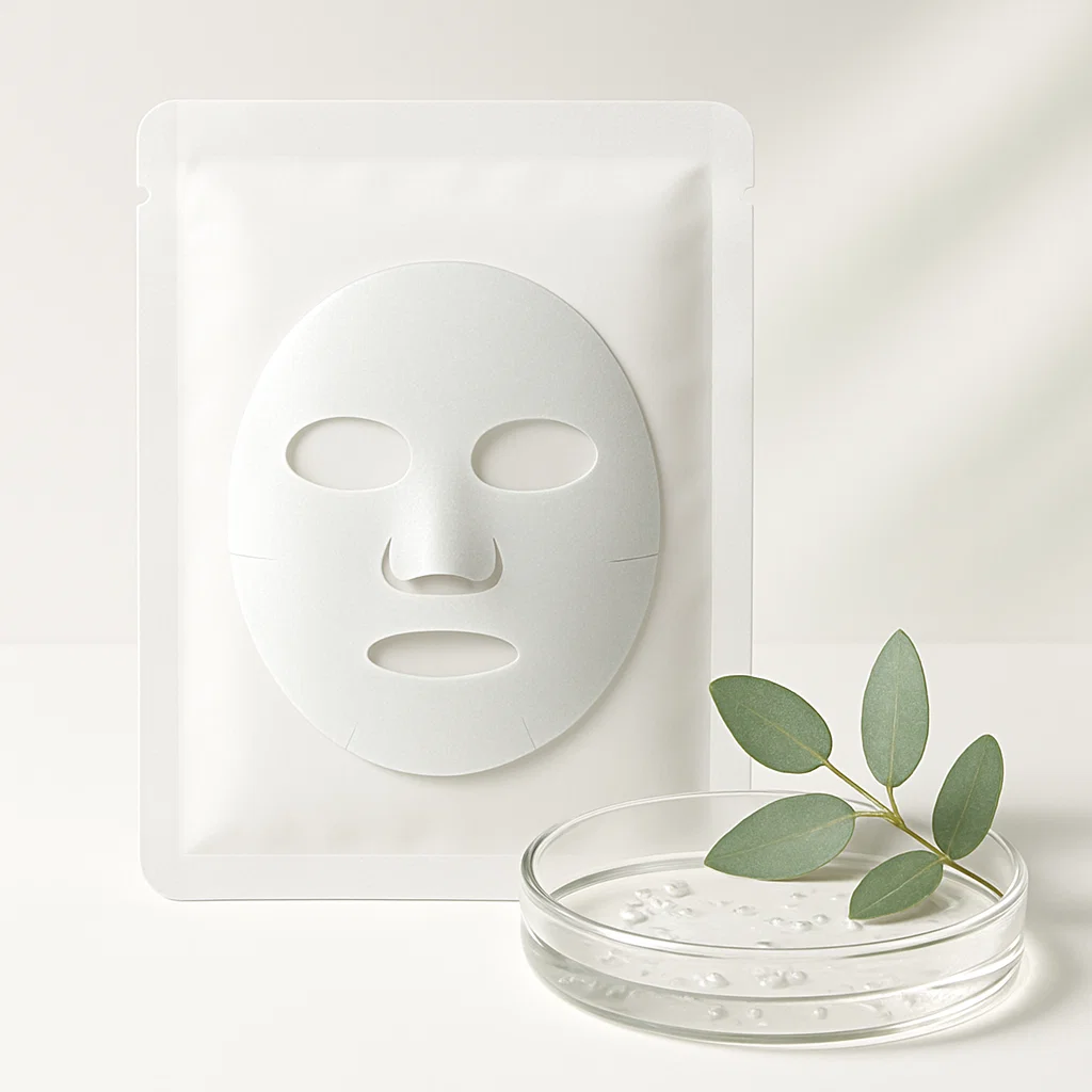 OEM hydrogel mask manufacturer low MOQ skincare factory